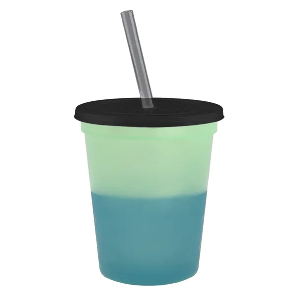 Garyline® Cups-on-the-Go Color-Changing Sport Sipper - 16...... from ASI 40480 Koozie Group