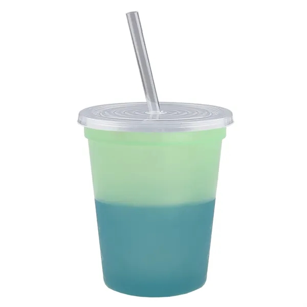 Garyline® Cups-on-the-Go Color-Changing Sport Sipper - 16...... from ASI 40480 Koozie Group