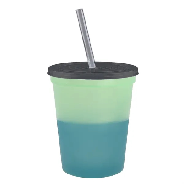 Garyline® Cups-on-the-Go Color-Changing Sport Sipper - 16...... from ASI 40480 Koozie Group