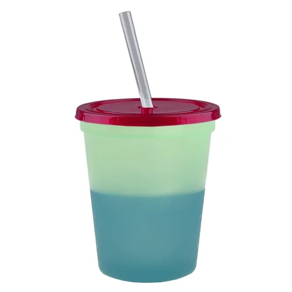 Garyline® Cups-on-the-Go Color-Changing Sport Sipper - 16...... from ASI 40480 Koozie Group