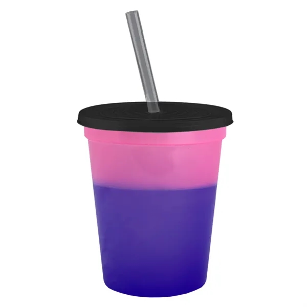 Garyline® Cups-on-the-Go Color-Changing Sport Sipper - 16...... from ASI 40480 Koozie Group