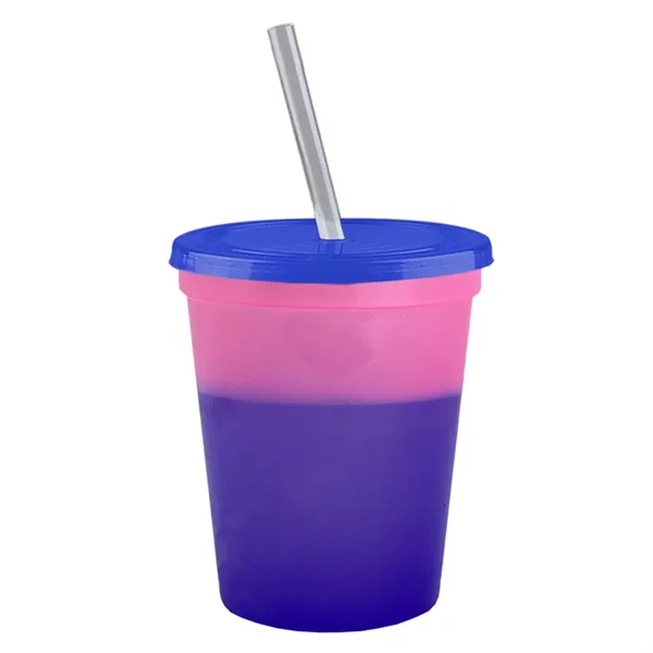 Garyline® Cups-on-the-Go Color-Changing Sport Sipper - 16...... from ASI 40480 Koozie Group