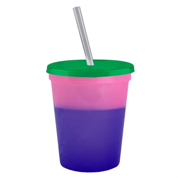 Garyline® Cups-on-the-Go Color-Changing Sport Sipper - 16...... from ASI 40480 Koozie Group