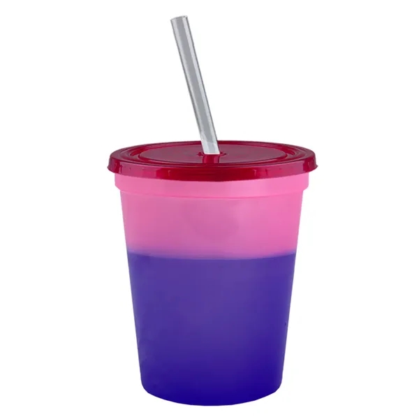 Garyline® Cups-on-the-Go Color-Changing Sport Sipper - 16...... from ASI 40480 Koozie Group