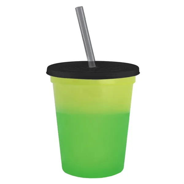 Garyline® Cups-on-the-Go Color-Changing Sport Sipper - 16...... from ASI 40480 Koozie Group