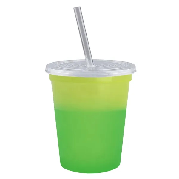Garyline® Cups-on-the-Go Color-Changing Sport Sipper - 16...... from ASI 40480 Koozie Group