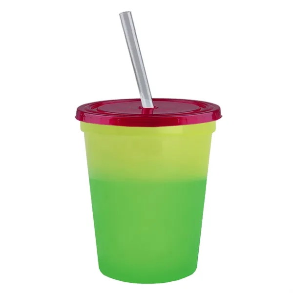 Garyline® Cups-on-the-Go Color-Changing Sport Sipper - 16...... from ASI 40480 Koozie Group