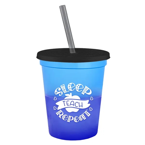 Garyline® Cups-on-the-Go Color-Changing Sport Sipper - 16...... from ASI 40480 Koozie Group