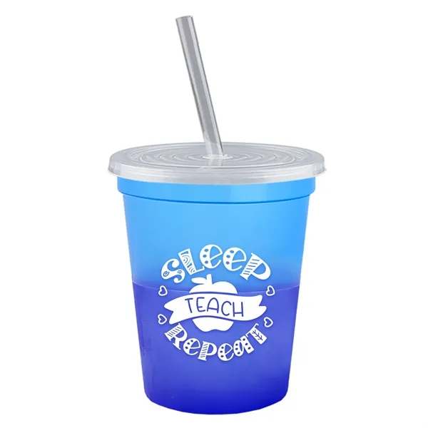 Garyline® Cups-on-the-Go Color-Changing Sport Sipper - 16...... from ASI 40480 Koozie Group