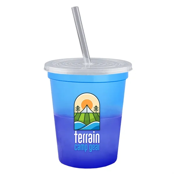 Garyline® Cups-on-the-Go Color-Changing Sport Sipper - 16...... from ASI 40480 Koozie Group