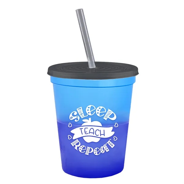 Garyline® Cups-on-the-Go Color-Changing Sport Sipper - 16...... from ASI 40480 Koozie Group