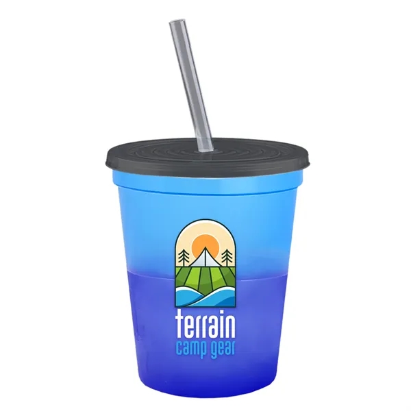 Garyline® Cups-on-the-Go Color-Changing Sport Sipper - 16...... from ASI 40480 Koozie Group