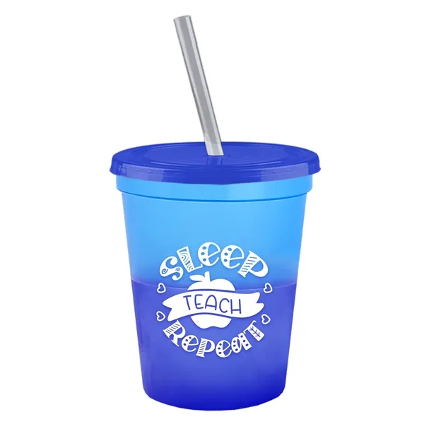 Garyline® Cups-on-the-Go Color-Changing Sport Sipper - 16...... from ASI 40480 Koozie Group