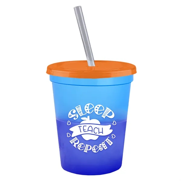 Garyline® Cups-on-the-Go Color-Changing Sport Sipper - 16...... from ASI 40480 Koozie Group