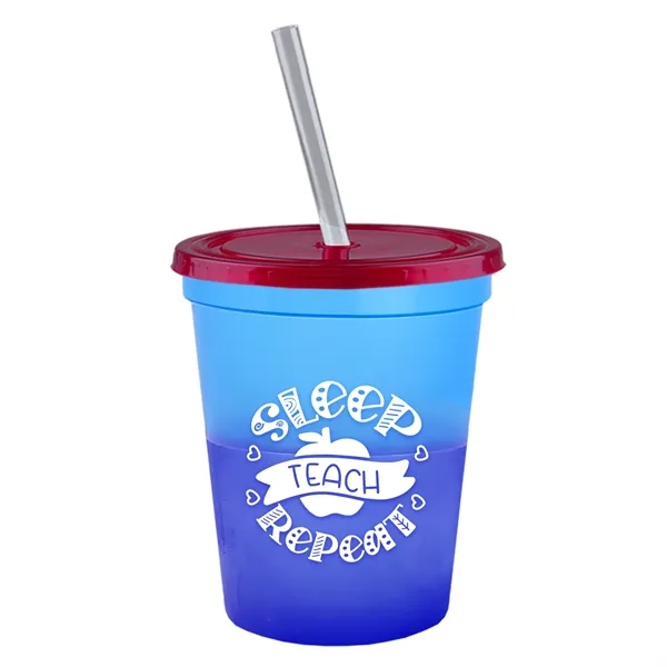 Garyline® Cups-on-the-Go Color-Changing Sport Sipper - 16...... from ASI 40480 Koozie Group