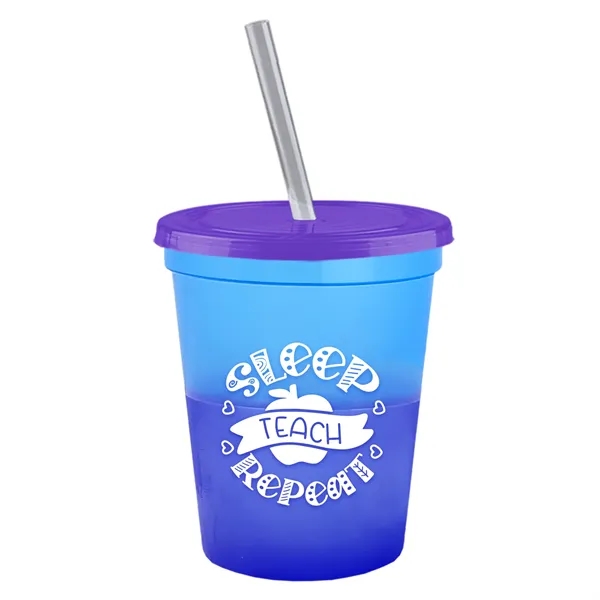 Garyline® Cups-on-the-Go Color-Changing Sport Sipper - 16...... from ASI 40480 Koozie Group
