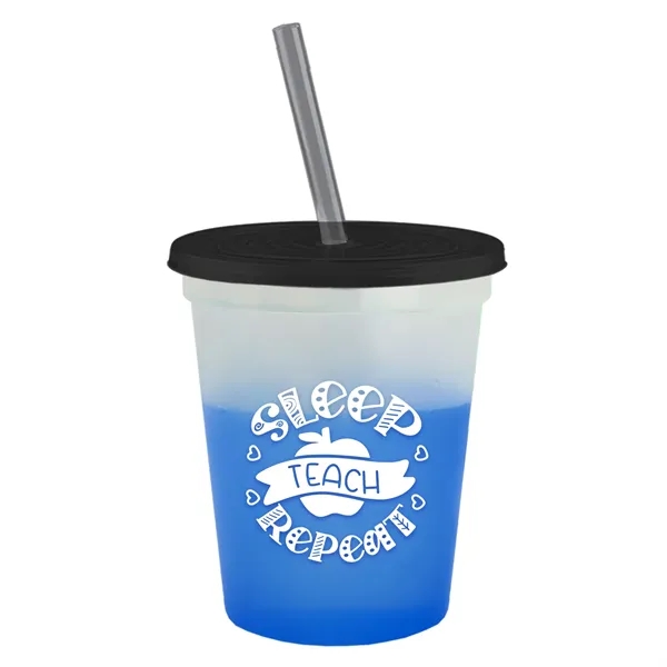 Garyline® Cups-on-the-Go Color-Changing Sport Sipper - 16...... from ASI 40480 Koozie Group