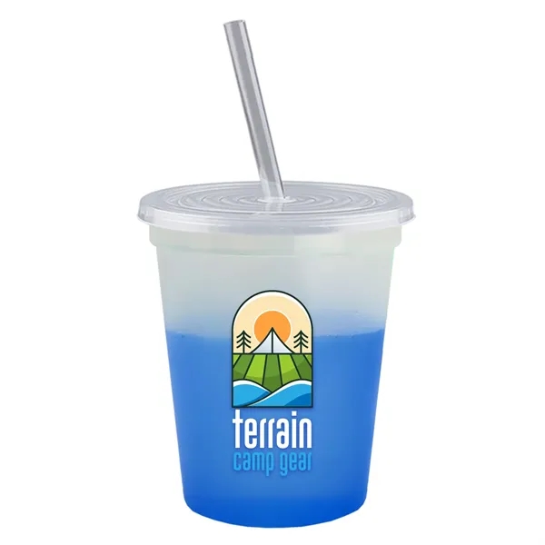 Garyline® Cups-on-the-Go Color-Changing Sport Sipper - 16...... from ASI 40480 Koozie Group