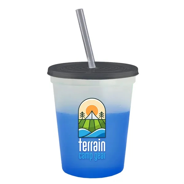 Garyline® Cups-on-the-Go Color-Changing Sport Sipper - 16...... from ASI 40480 Koozie Group