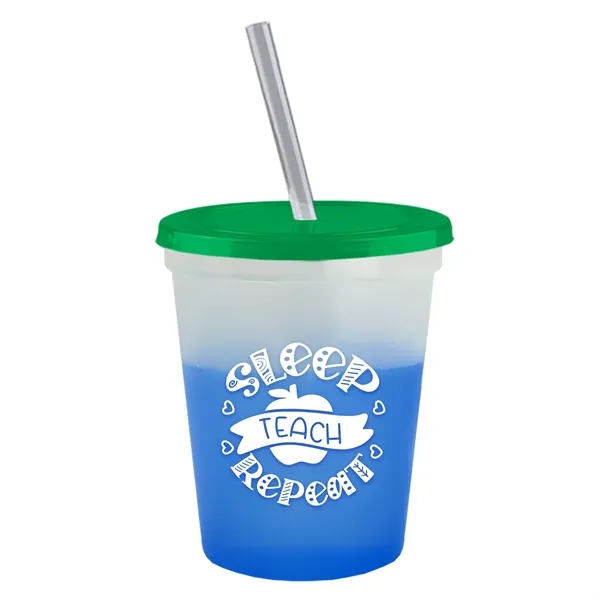 Garyline® Cups-on-the-Go Color-Changing Sport Sipper - 16...... from ASI 40480 Koozie Group