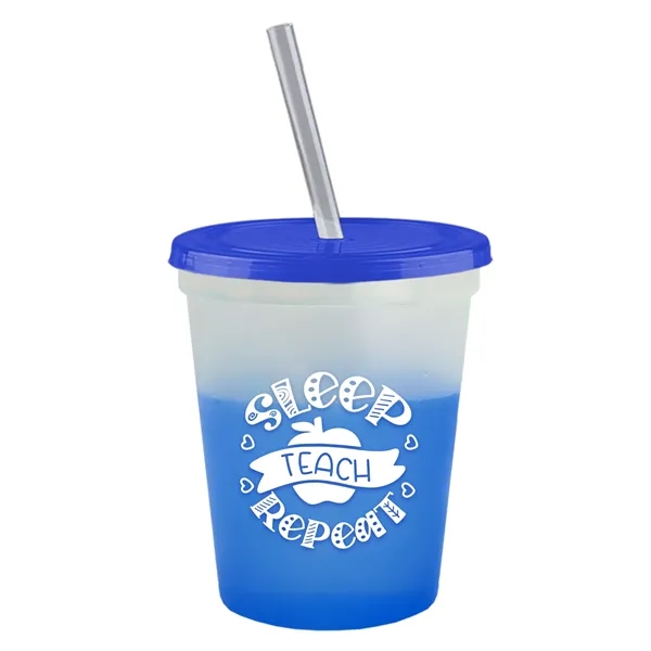 Garyline® Cups-on-the-Go Color-Changing Sport Sipper - 16...... from ASI 40480 Koozie Group