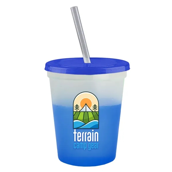 Garyline® Cups-on-the-Go Color-Changing Sport Sipper - 16...... from ASI 40480 Koozie Group