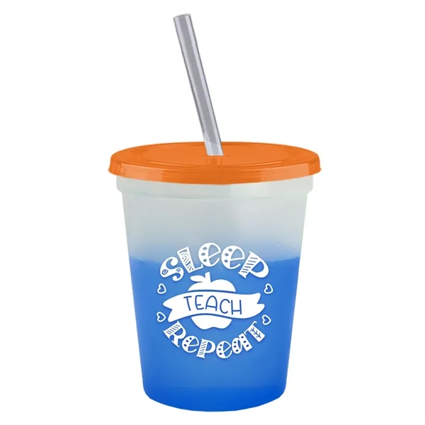 Garyline® Cups-on-the-Go Color-Changing Sport Sipper - 16...... from ASI 40480 Koozie Group