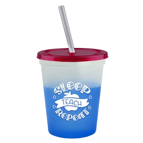 Garyline® Cups-on-the-Go Color-Changing Sport Sipper - 16...... from ASI 40480 Koozie Group