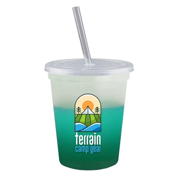 Garyline® Cups-on-the-Go Color-Changing Sport Sipper - 16...... from ASI 40480 Koozie Group