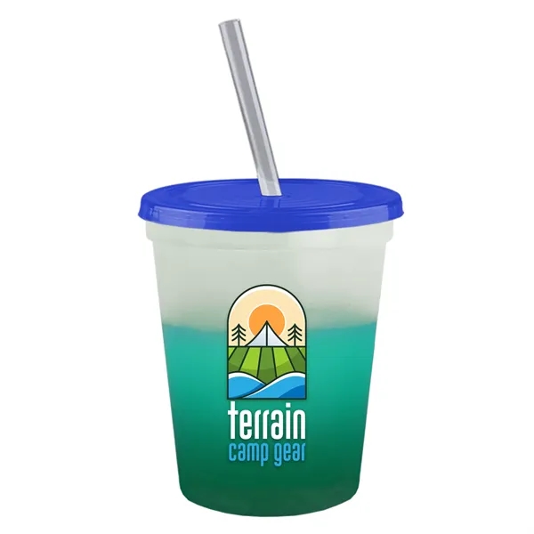 Garyline® Cups-on-the-Go Color-Changing Sport Sipper - 16...... from ASI 40480 Koozie Group