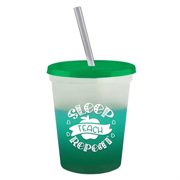 Garyline® Cups-on-the-Go Color-Changing Sport Sipper - 16...... from ASI 40480 Koozie Group