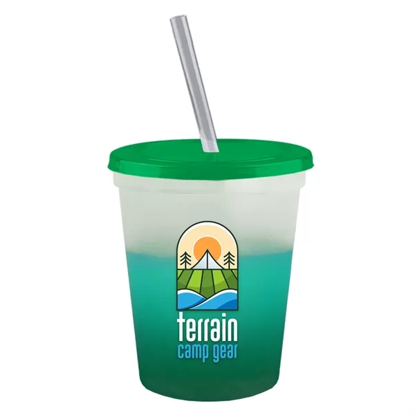 Garyline® Cups-on-the-Go Color-Changing Sport Sipper - 16...... from ASI 40480 Koozie Group