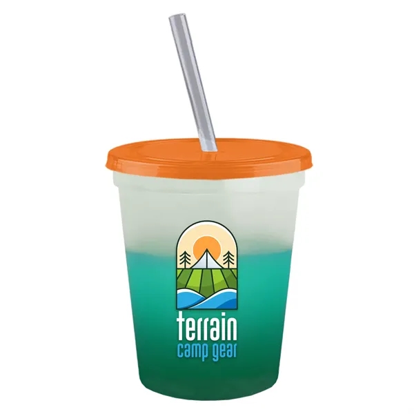 Garyline® Cups-on-the-Go Color-Changing Sport Sipper - 16...... from ASI 40480 Koozie Group