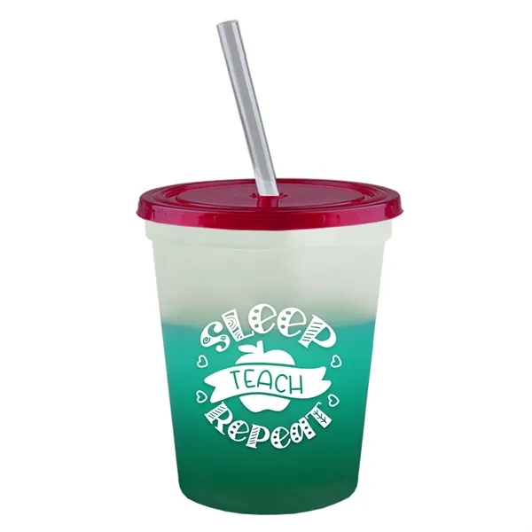 Garyline® Cups-on-the-Go Color-Changing Sport Sipper - 16...... from ASI 40480 Koozie Group