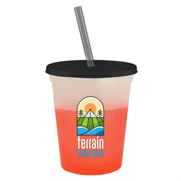 Garyline® Cups-on-the-Go Color-Changing Sport Sipper - 16...... from ASI 40480 Koozie Group