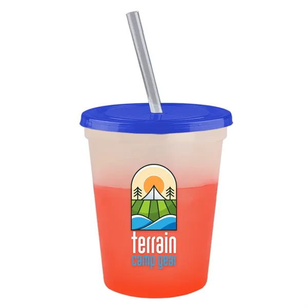 Garyline® Cups-on-the-Go Color-Changing Sport Sipper - 16...... from ASI 40480 Koozie Group