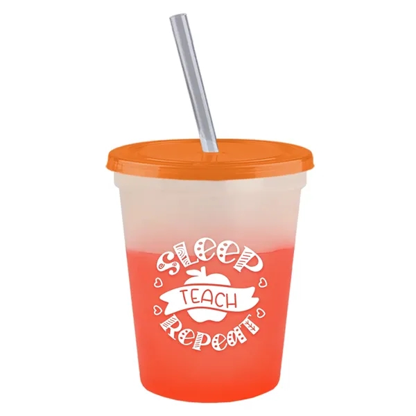 Garyline® Cups-on-the-Go Color-Changing Sport Sipper - 16...... from ASI 40480 Koozie Group