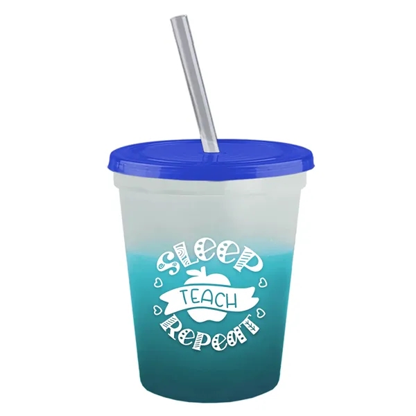 Garyline® Cups-on-the-Go Color-Changing Sport Sipper - 16...... from ASI 40480 Koozie Group