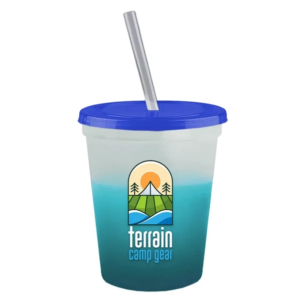 Garyline® Cups-on-the-Go Color-Changing Sport Sipper - 16...... from ASI 40480 Koozie Group