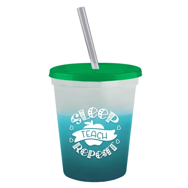 Garyline® Cups-on-the-Go Color-Changing Sport Sipper - 16...... from ASI 40480 Koozie Group