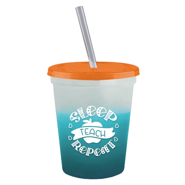 Garyline® Cups-on-the-Go Color-Changing Sport Sipper - 16...... from ASI 40480 Koozie Group