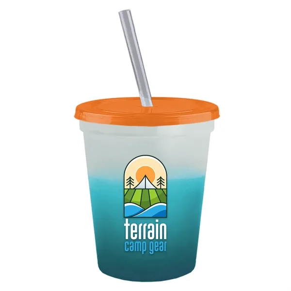 Garyline® Cups-on-the-Go Color-Changing Sport Sipper - 16...... from ASI 40480 Koozie Group