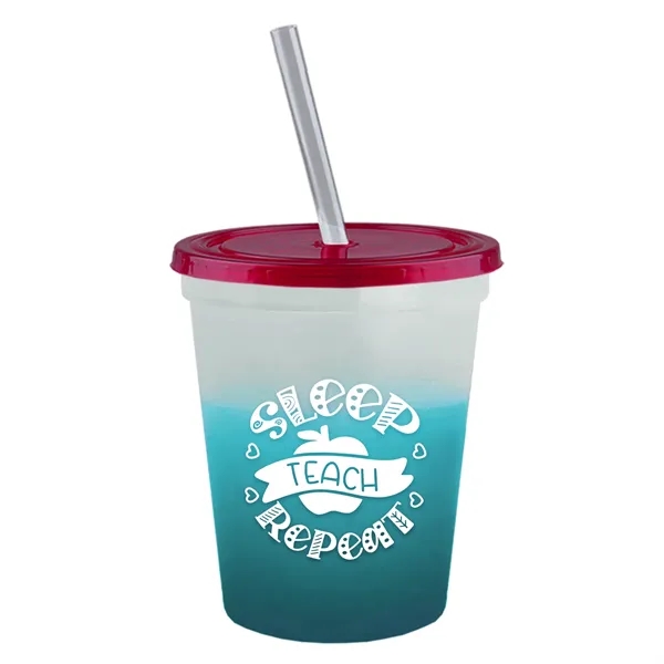 Garyline® Cups-on-the-Go Color-Changing Sport Sipper - 16...... from ASI 40480 Koozie Group