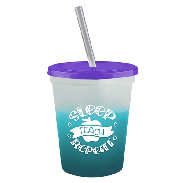 Garyline® Cups-on-the-Go Color-Changing Sport Sipper - 16...... from ASI 40480 Koozie Group