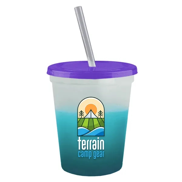 Garyline® Cups-on-the-Go Color-Changing Sport Sipper - 16...... from ASI 40480 Koozie Group