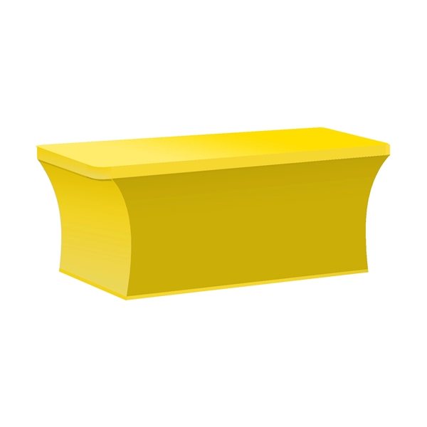 8' elastic polyester, 4-sided table cover that can be customized on... from ASI 90807 Tekweld