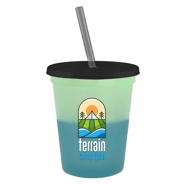 Garyline® Cups-on-the-Go Color-Changing Sport Sipper - 16...... from ASI 40480 Koozie Group