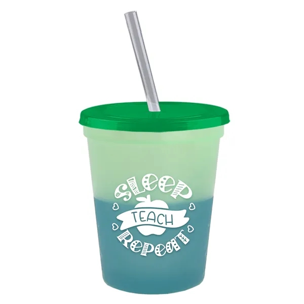 Garyline® Cups-on-the-Go Color-Changing Sport Sipper - 16...... from ASI 40480 Koozie Group
