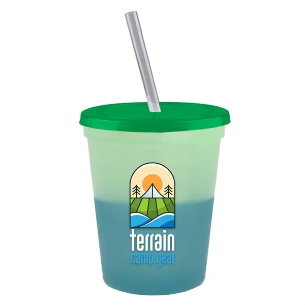 Garyline® Cups-on-the-Go Color-Changing Sport Sipper - 16...... from ASI 40480 Koozie Group