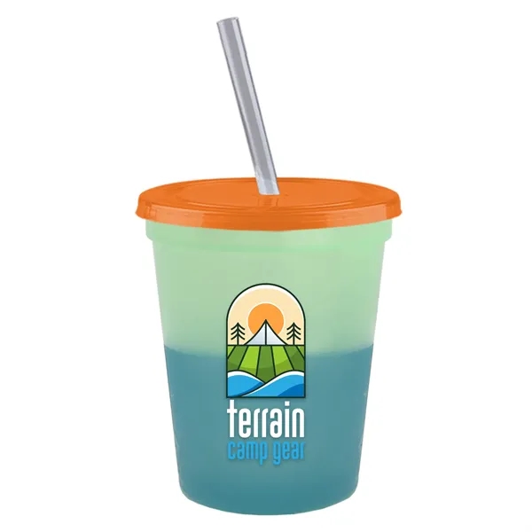 Garyline® Cups-on-the-Go Color-Changing Sport Sipper - 16...... from ASI 40480 Koozie Group